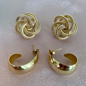 Gold 14k and 10k earrings